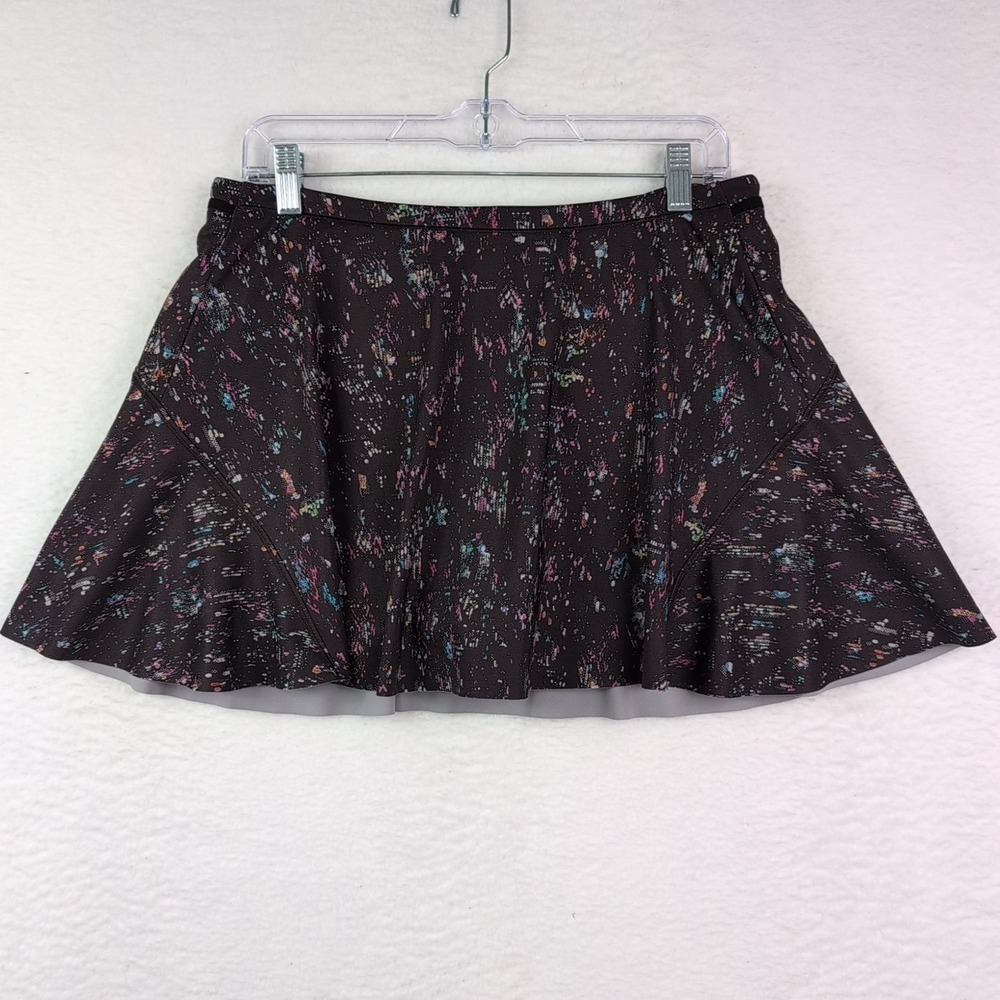 Athleta Match Point Skort Women Sz M City Lights Mini Skirt Athletic Golf